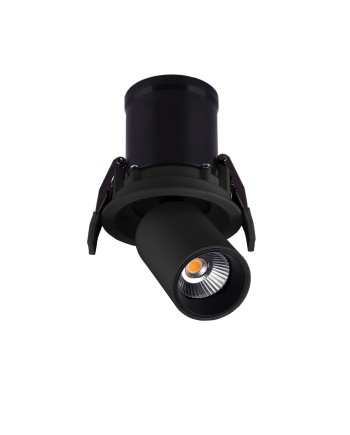 GARDA * EMPOTRABLE LED COB (Basculante) NEGRO 12W - 3000K